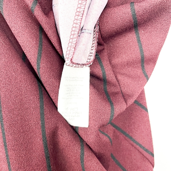 Eclipse Red & Black Striped Jumpsuit - Picture 3 of 14